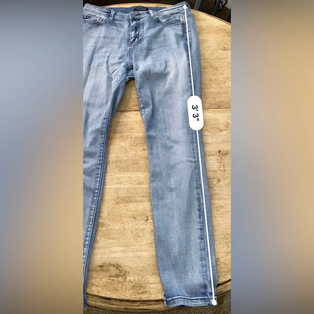 Judy Blue Los Angeles Women’s Sz 13|31‎ High Rise Heavy Handsand Skinny Jeans - Picture 15 of 17